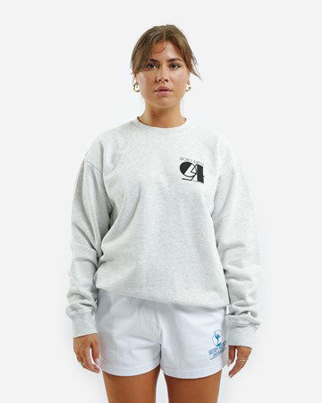 Mikina Sporty & Rich Studio Crewneck Šedá | CR484HG, 1
