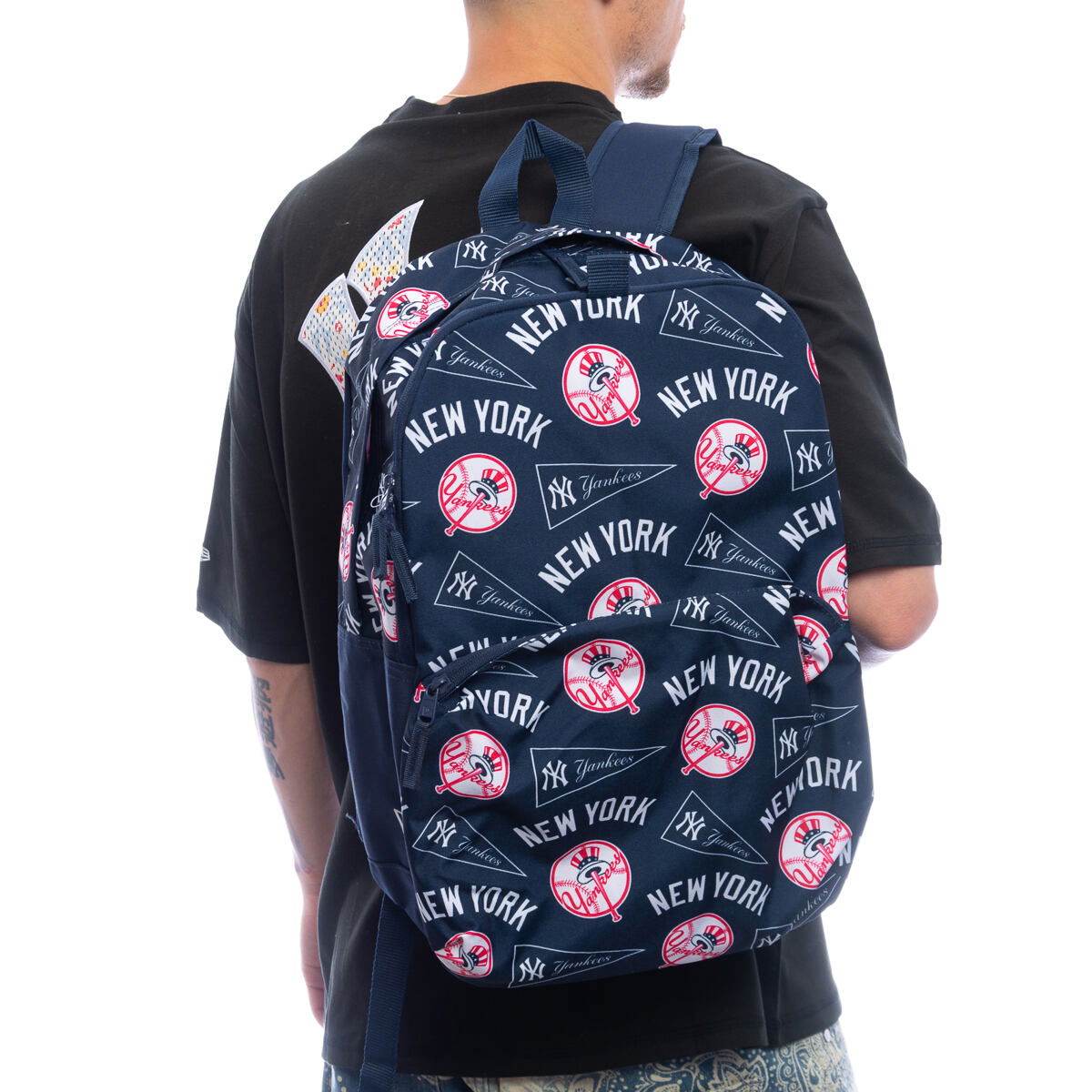 Batoh New Era New Era MLB Stadium Printed Backpack NY Yankees Navy | 60667089, 0