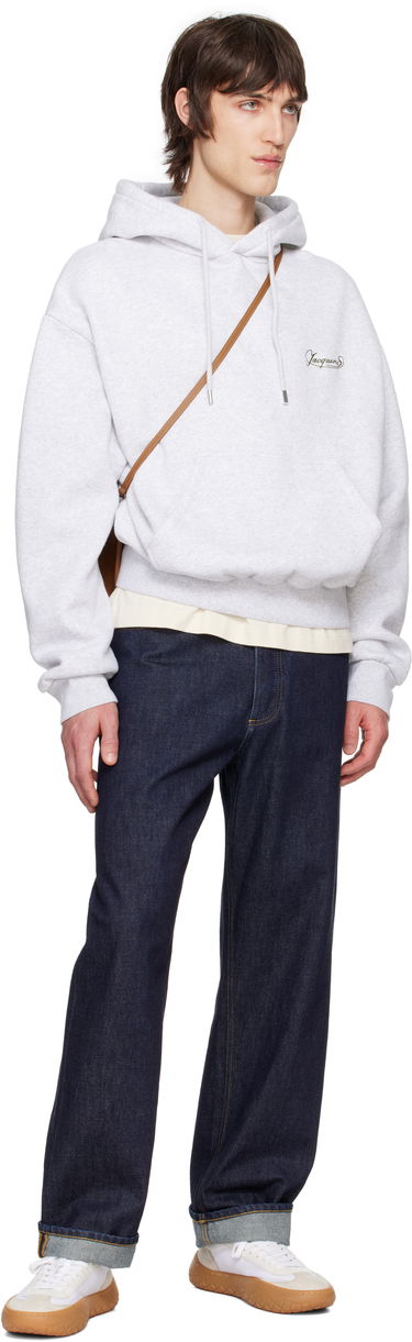 Mikina Jacquemus Jacquemus 'The Corto' Hoodie Šedá | 25E255JS307-2465, 3