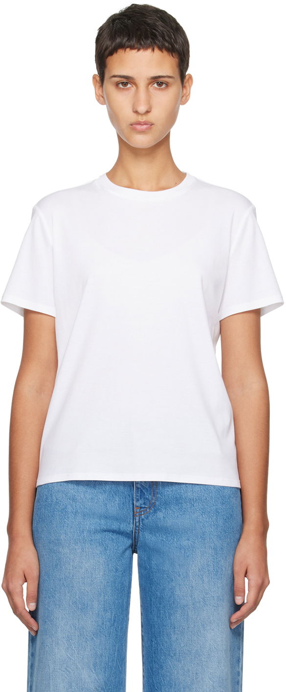Tričko The Row Wesler Classic T-Shirt Biela | 852-F911, 0