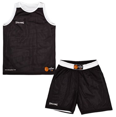 Súprava Spalding Spalding Double Face Basketball Uniform Set Čierna | 40221339-blackwhite, 0