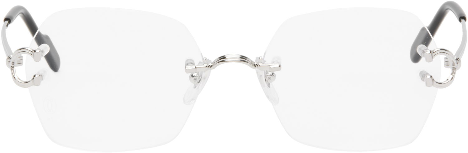 Slnečné okuliare Cartier Cartier 'Signature C de Cartier' Rimless Glasses Metalická | CT0564O-002, 0