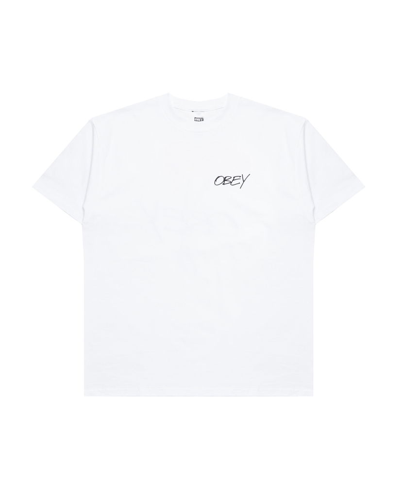 Tričko OBEY Obey Poppies T-Shirt Biela | 165264123-WHT