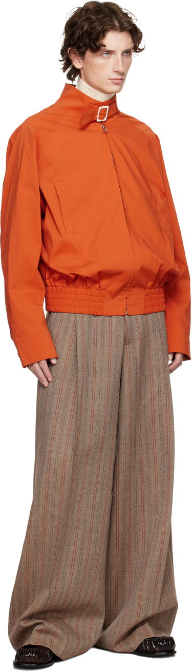Bomber bunda JW Anderson JW Anderson Buckled Collar Harrington Jacket Oranžová | JK0393-PG1838, 3