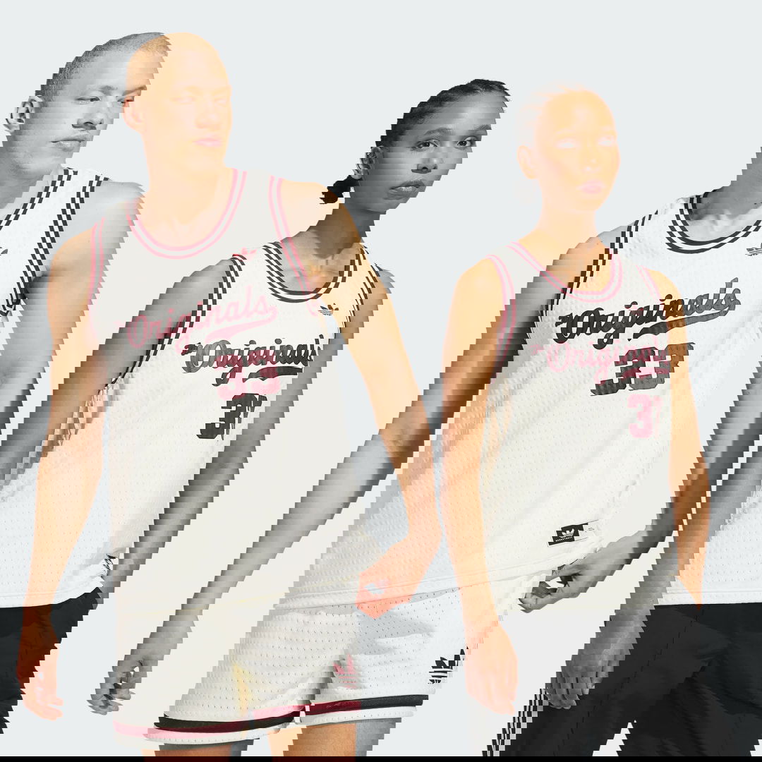 Dres adidas Performance Originals Basketball Jersey Biela | JM9953, 0