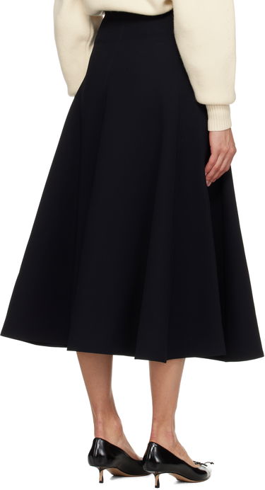 Sukňa Jacquemus 'The Triangle' Flared Midi Skirt Čierna | 25HSKW00635AW00632, 2