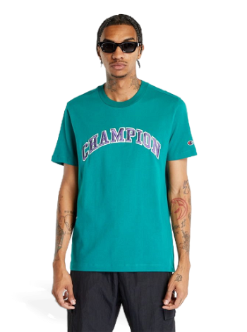 Champion Crewneck T-Shirt Bottle Green 219180 CHA GS571