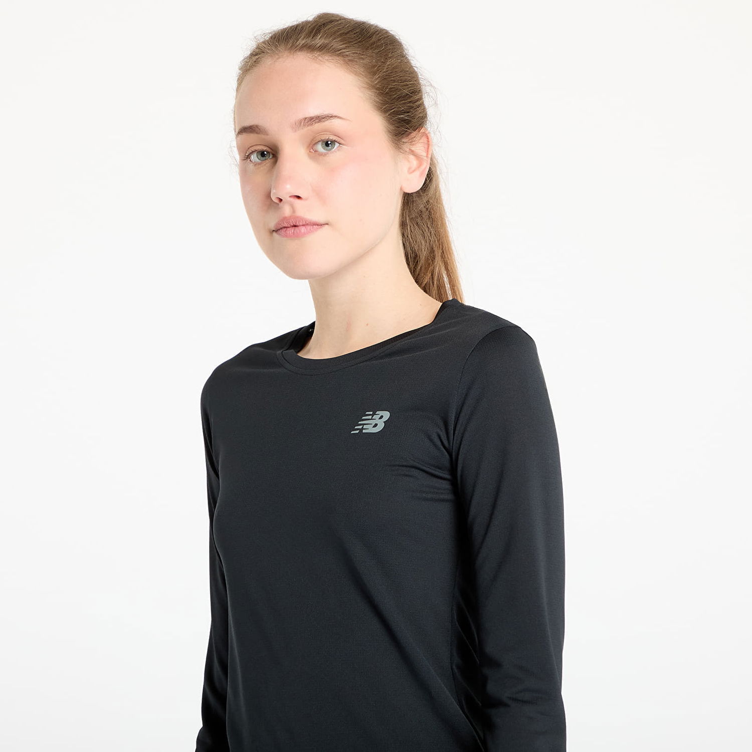 Tričko New Balance Long Sleeve Sport Tee Čierna | WT51245BK, 1