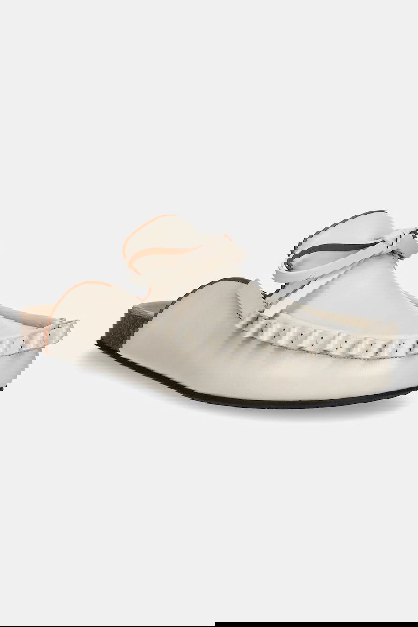 Tenisky a topánky JW Anderson JW Anderson Leather Mules Biela | LF0069.LA0323.002, 0