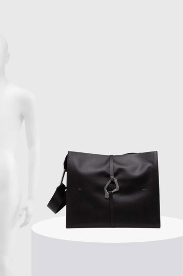 Taška cez rameno HELIOT EMIL Leather Shoulder Bag Čierna | HE.15.44.L03.BLK01, 5