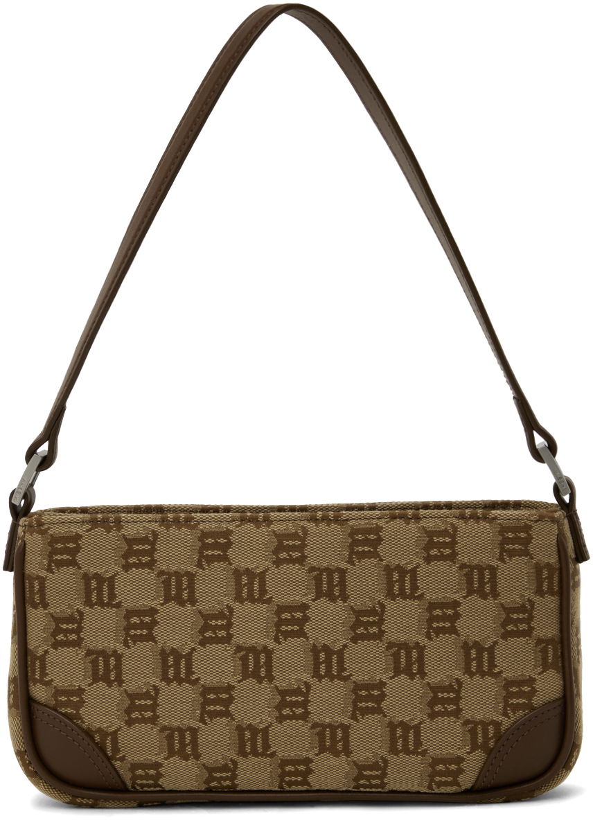 Taška cez rameno MISBHV Monogram 90s Mini Bag Hnedá | 240A400, 0