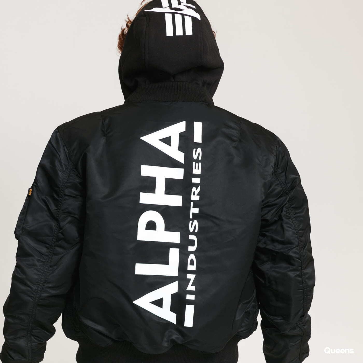 Jacket MA - 1 ZH Back Print Black