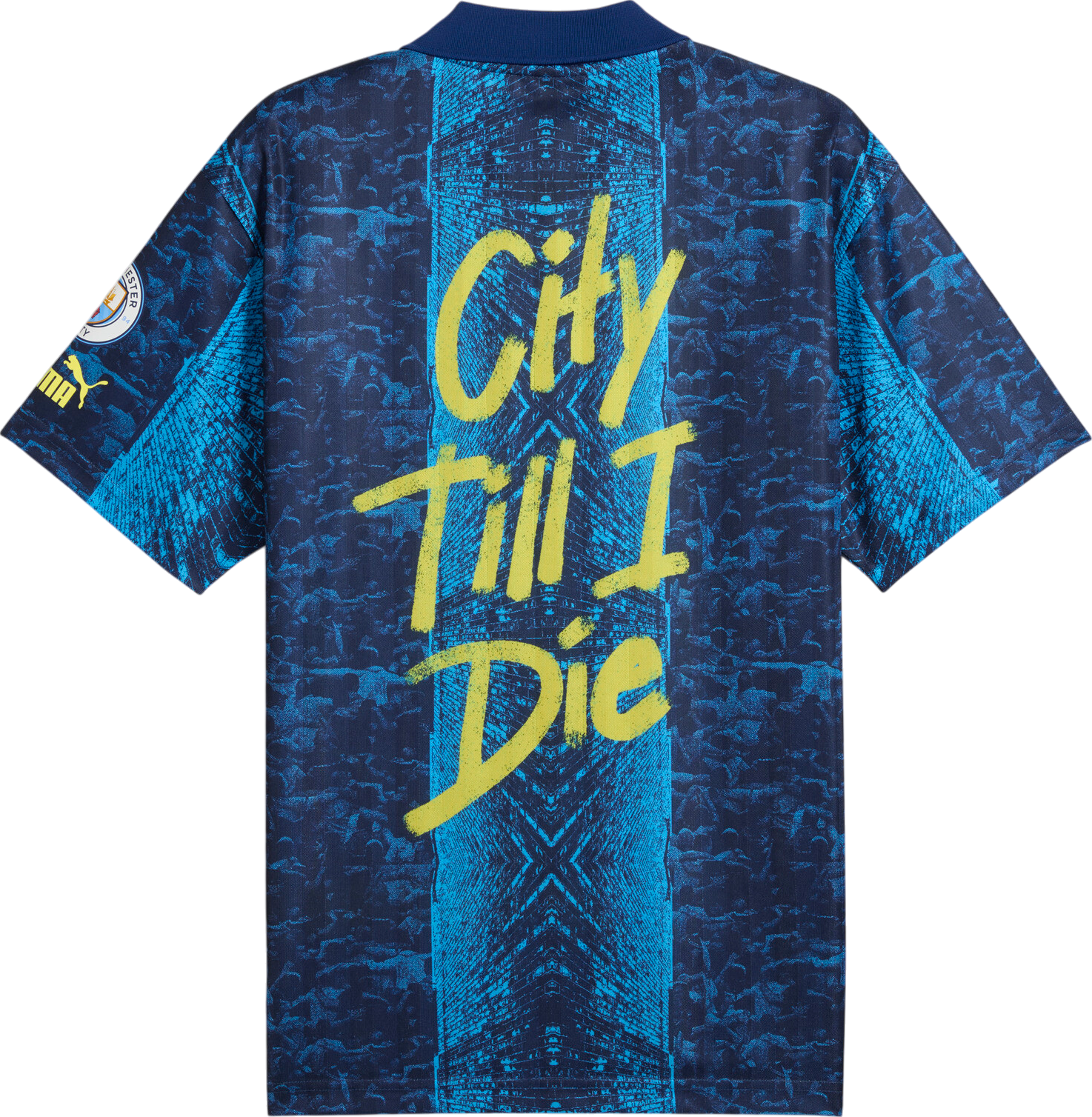 Dres Puma Manchester City Retro Graphic Print Jersey Rôznofarebný | 779126-75, 1