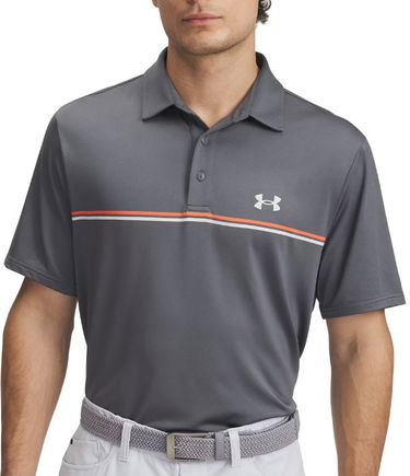 Polo tričko Under Armour Under Armour Playoff 3.0 Stripe Polo Shirt Šedá | 1378676-025, 0