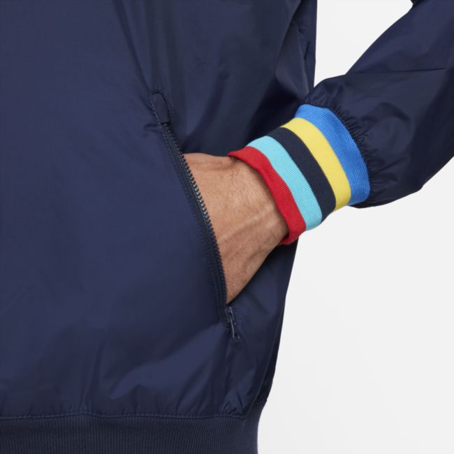 Bunda Nike F.C. Barcelona Windrunner Full-Zip Hooded Jacket Rôznofarebný | DN1534-714, 1
