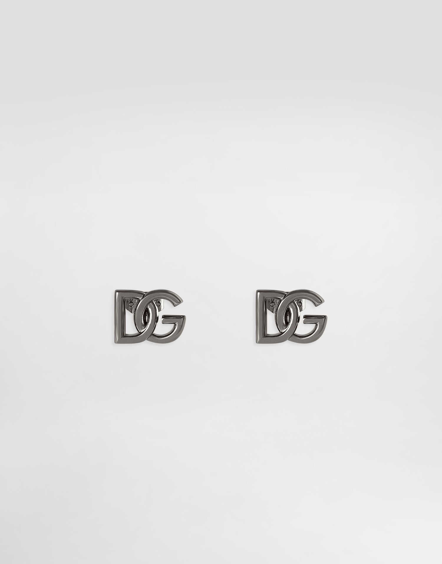 Náušnice Dolce & Gabbana Dolce & Gabbana DG Logo Stud Earrings Metalická | WER5M1W1111G7657, 0