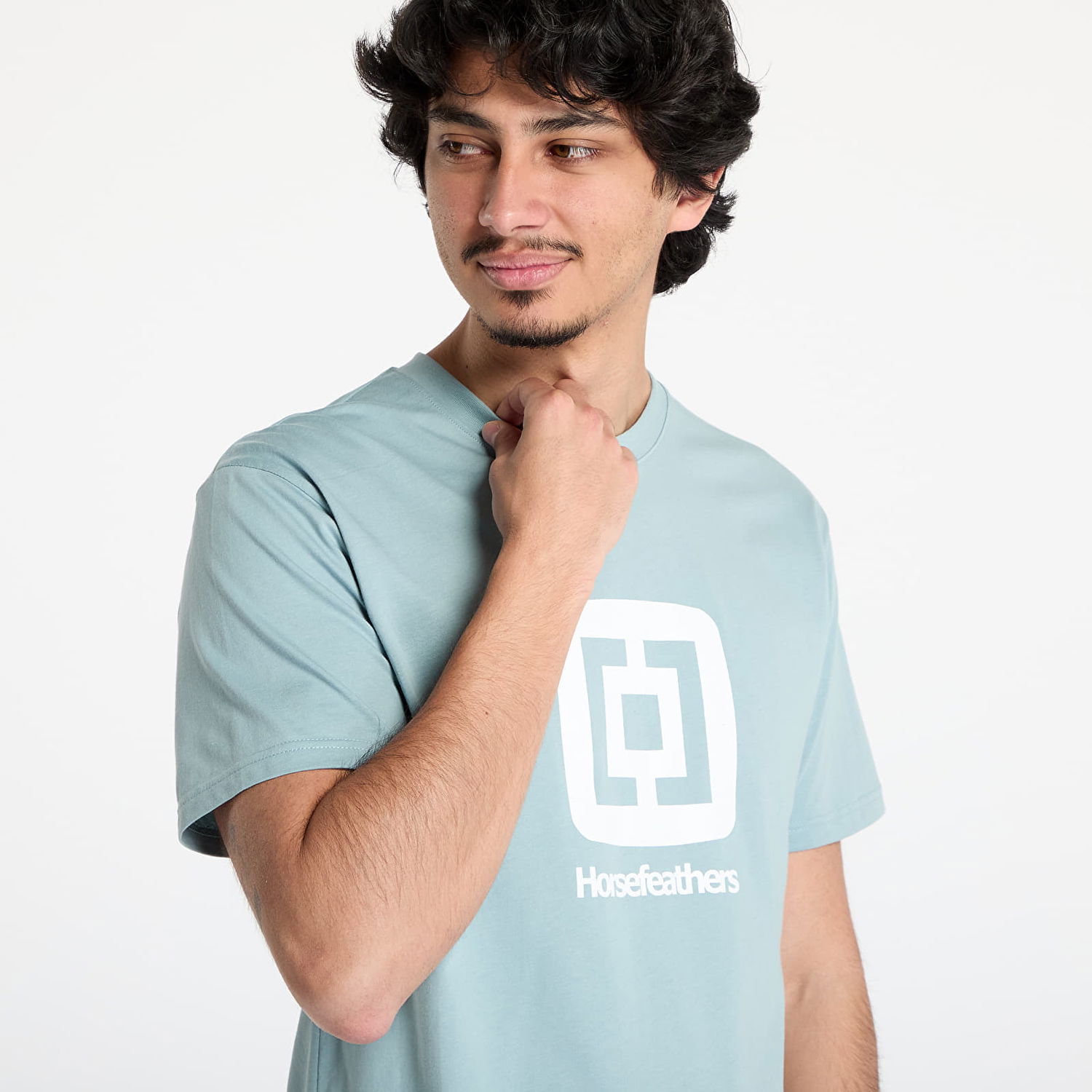 Tričko Horsefeathers Horsefeathers Fair T-Shirt Tyrkysová | SM1288O, 1