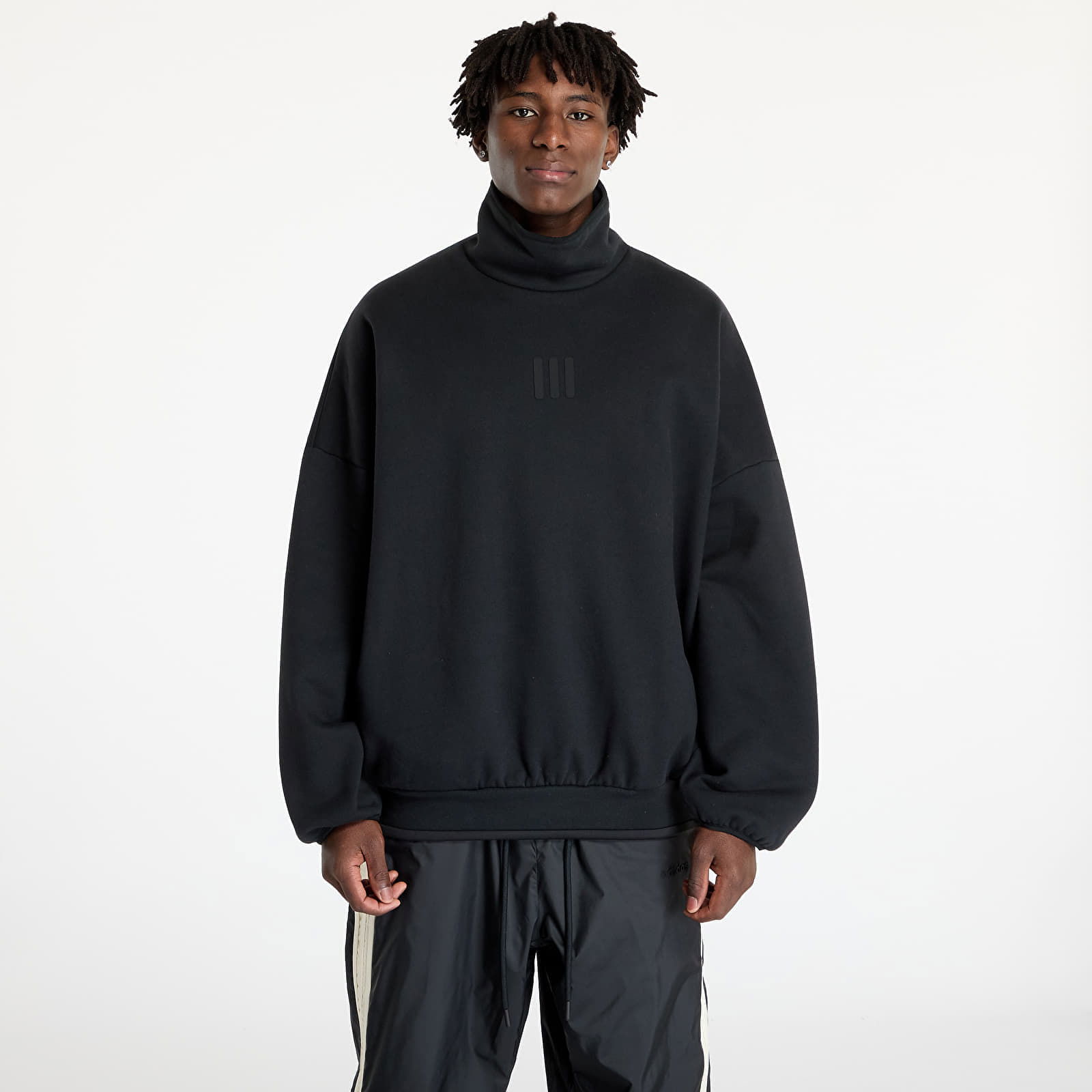 Sweatshirt adidas x Fear Of God Athletics Fleece Mock Sweatshirt Black M