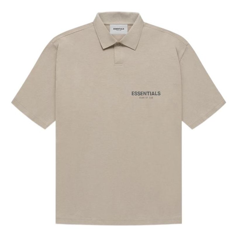 Polo tričko Fear of God Essentials Polo Shirt Béžová | FOG-FW21-593