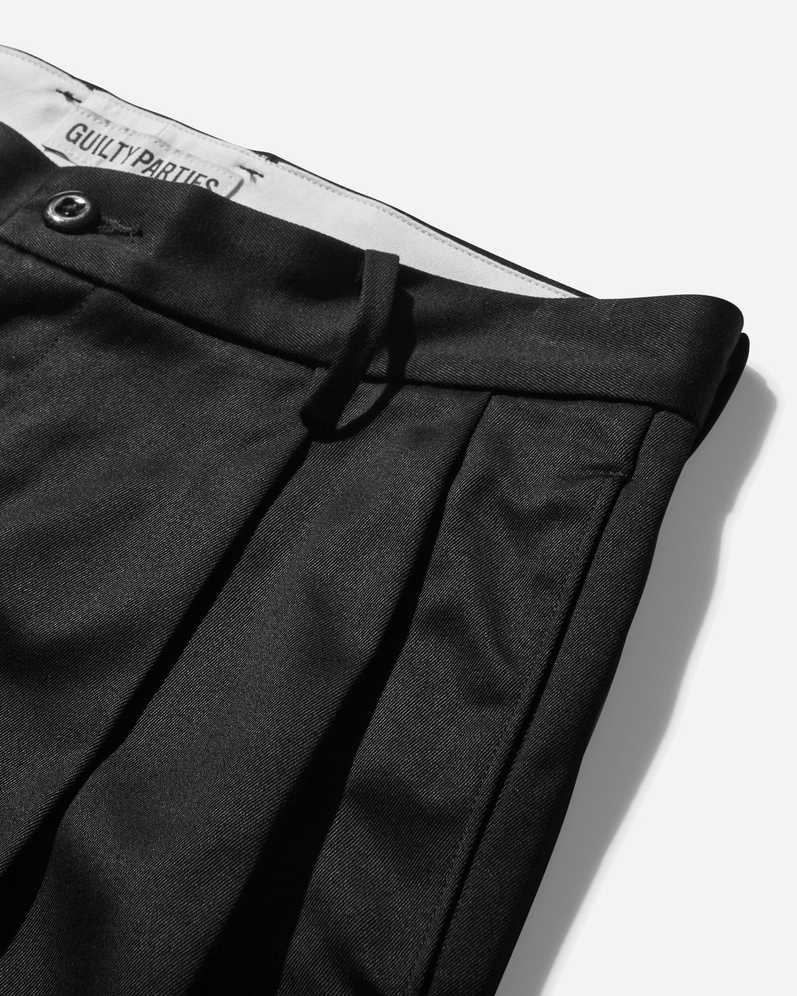 Double Pleated Chino Trousers