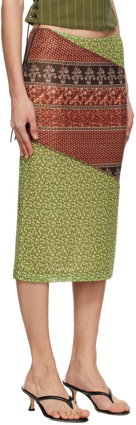 Sukňa Miaou Moni Paneled Midi Skirt Rôznofarebný | 4005PM2PNP, 1