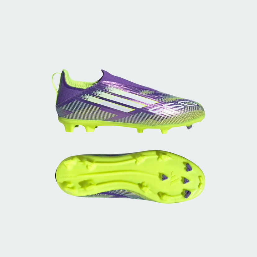 Tenisky a topánky adidas Performance F50 League Laceless Firm/Multi-Ground Kids Fialová | JH7743