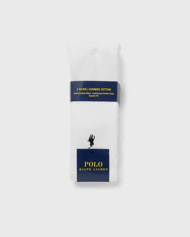 Ponožky Polo by Ralph Lauren Sports Sock - 3 Pack Biela | 449655211003, 1