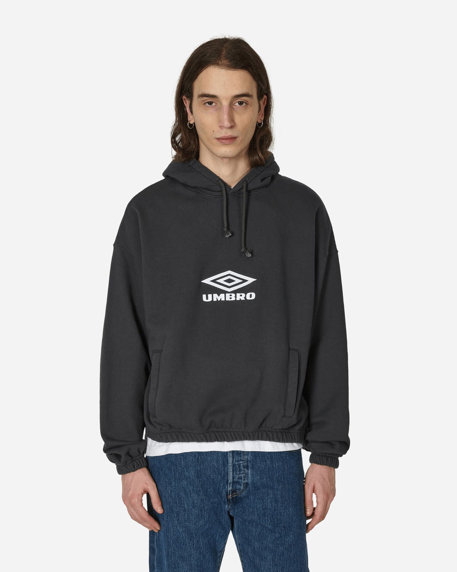 Mikina Slam Jam Umbro Masked Hooded Sweatshirt "Dark Grey" Čierna | UBMW020JY10NEW GRY0003, 0