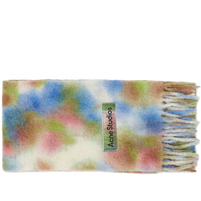 Šál Acne Studios Varinga Tie Dye Scarf Zelené | CA0284-BHM