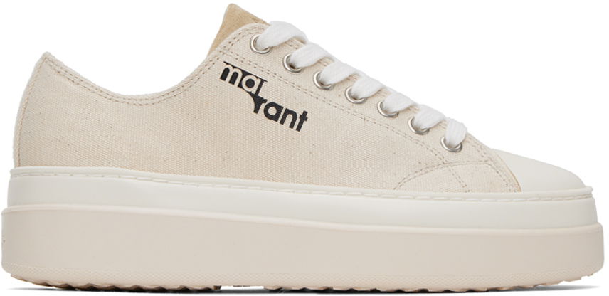 Oblečenie ISABEL MARANT Isabel Marant Off-White Austen Sneakers Béžová | 23ABK0025FA-A3E12S, 0