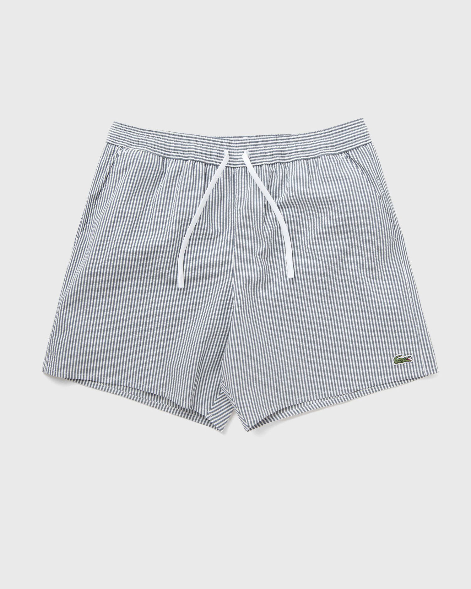 Plavky Lacoste Lacoste Seersucker Swim Shorts Modrá | MH9089-HXI, 1