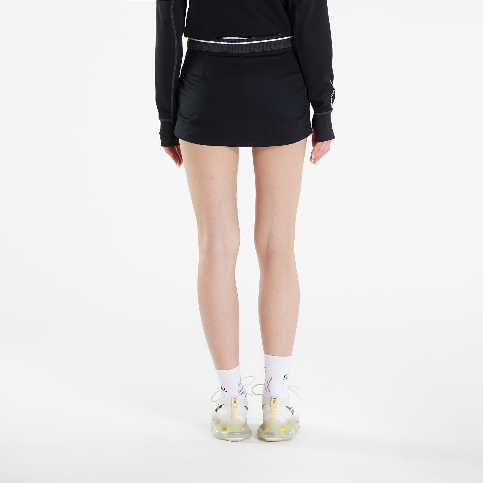 Sportswear Canvas Low-Rise Mini Skirt Black/ Anthracite