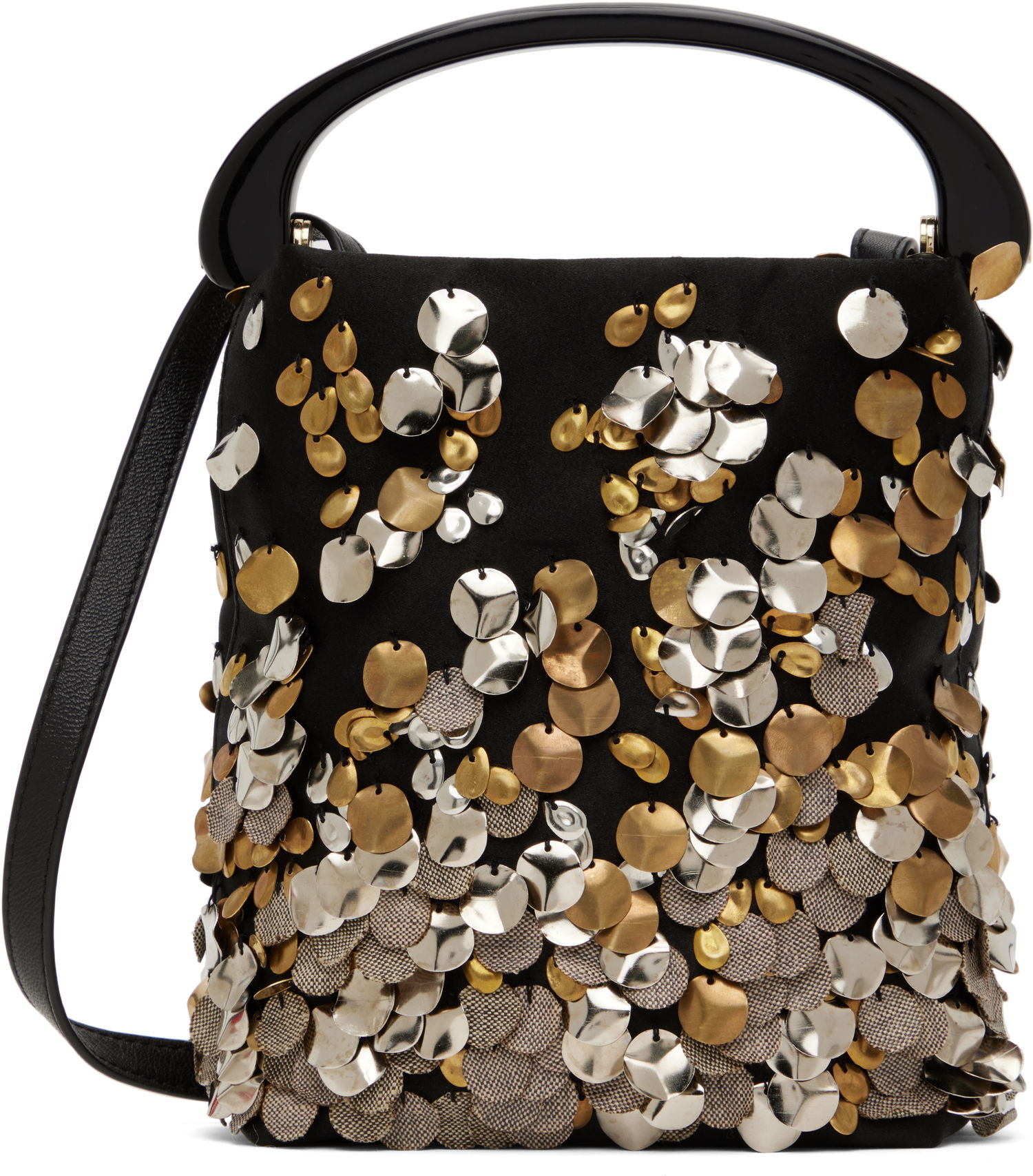 Kabelka Dries Van Noten Dries Van Noten Metallic Sequin Embellished Bag Čierna | 251-011522-696, 0