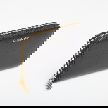 Peňaženka CALVIN KLEIN Wallet Foil Logo Medium Zip Around Black Čierna | LV04F1091G 332, 0