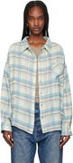 R13 Double Front Plaid Shirt
