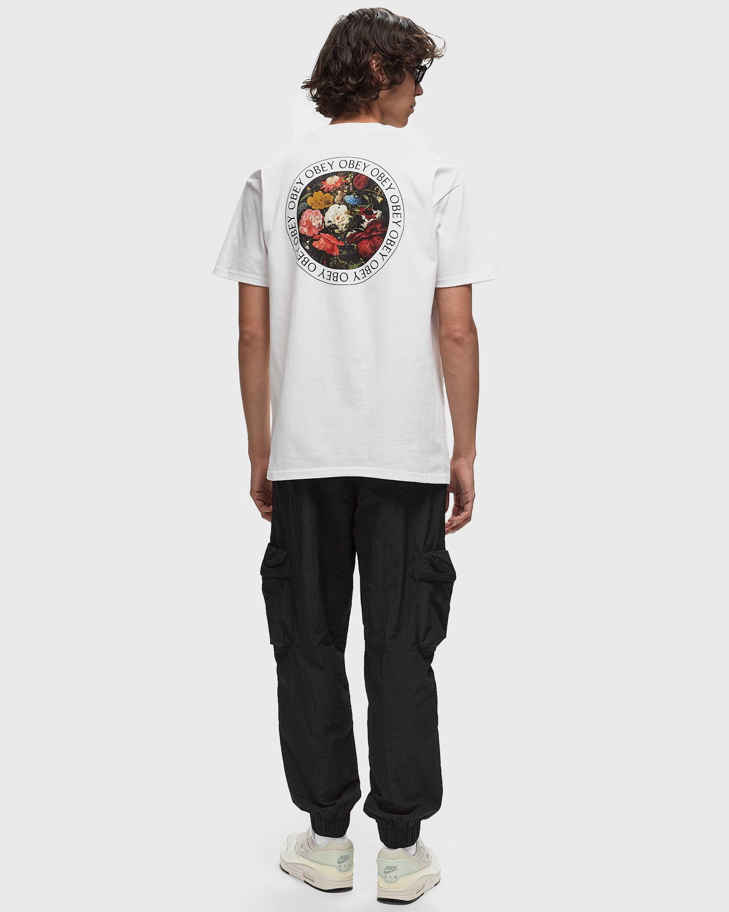 Tričko OBEY Bouquet Graphic T-Shirt Biela | 165263897-WHT, 1