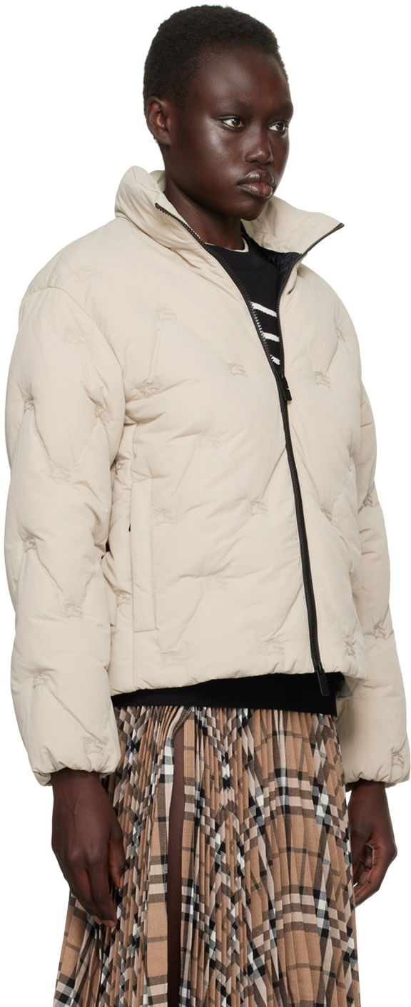 Prešívaná bunda Burberry Burberry Nylon Down Puffer Jacket Béžová | 8094176, 1