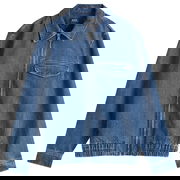 A.P.C. Men's Fabrizio Zipped Denim Jacket