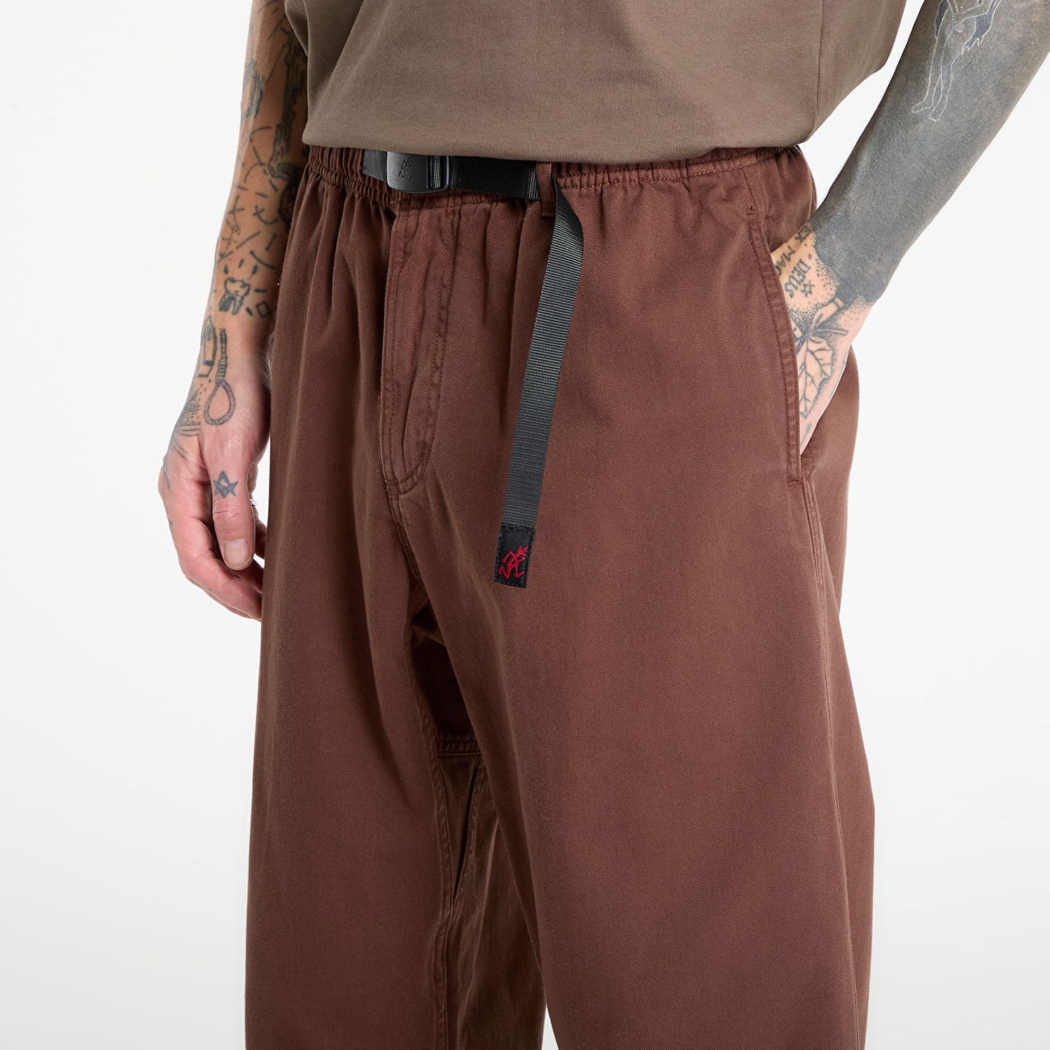 Nohavice GRAMICCI Pants Straight Fit Hnedá | G116-OGT TOBACCO, 1