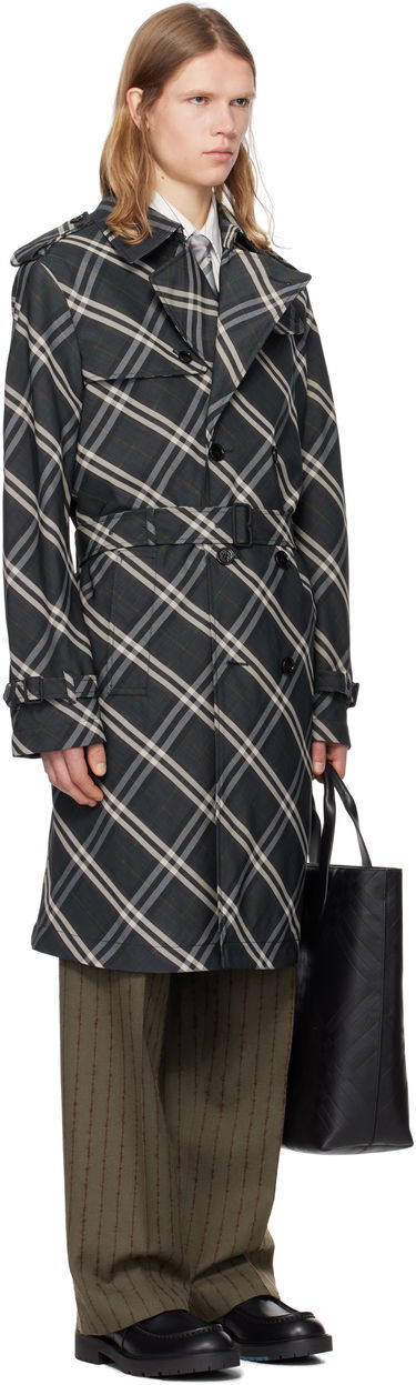 Trenčkot Burberry Burberry Long Check Trench Coat Rôznofarebný | 8101230, 1