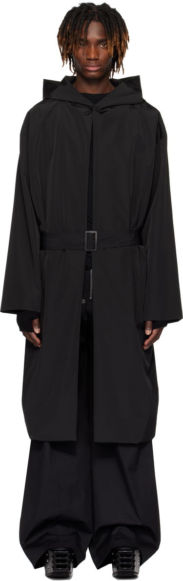 Pláštenka Rick Owens Rick Owens Hooded Robe Coat Čierna | RU01E5970 MB, 0
