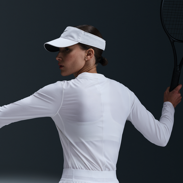Tričko Nike NikeCourt Advantage Dri-FIT Tennis Midlayer Biela | FZ6737-100, 2