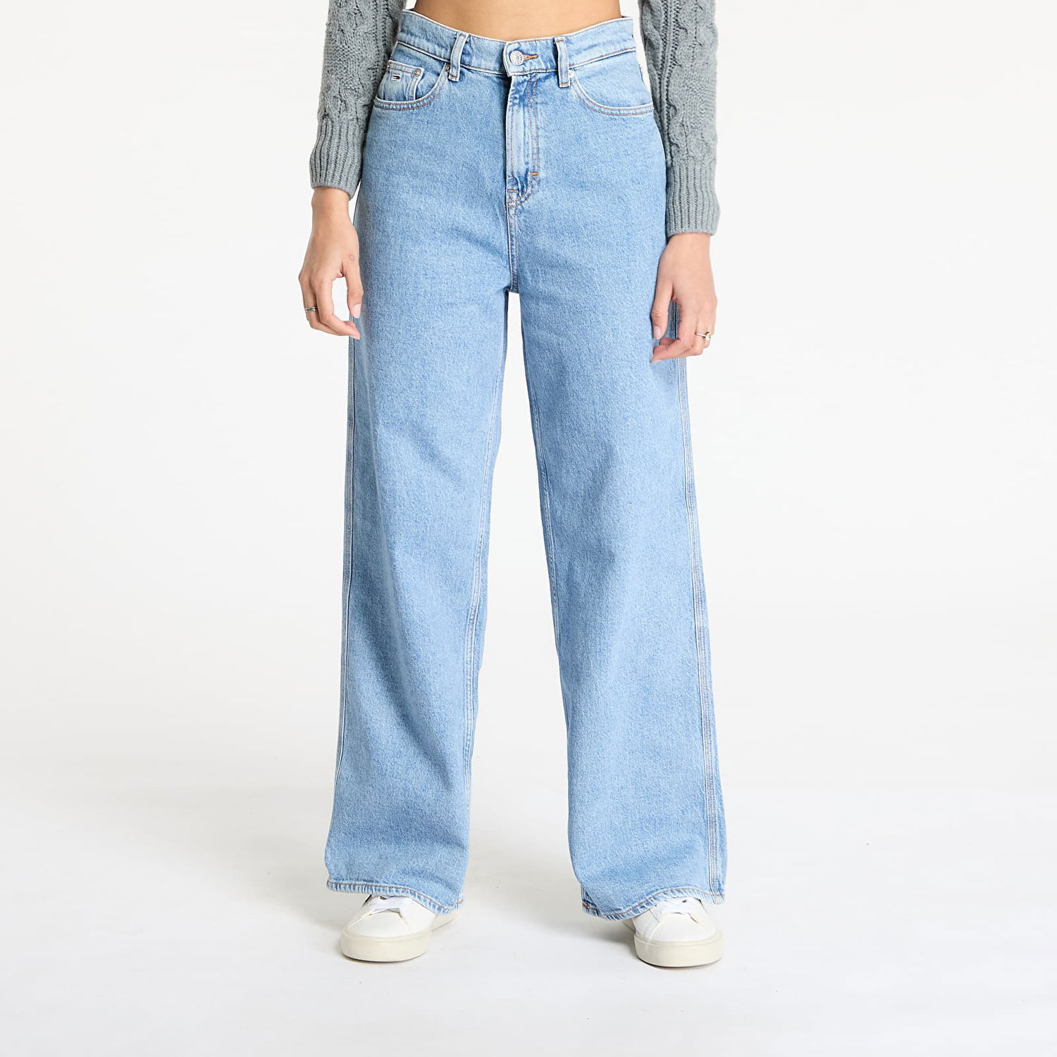 Džínsy Tommy Hilfiger Tommy Jeans Claire High Rise Wide Jeans W27/L30 Modrá | DW0DW19558 1AB, 0