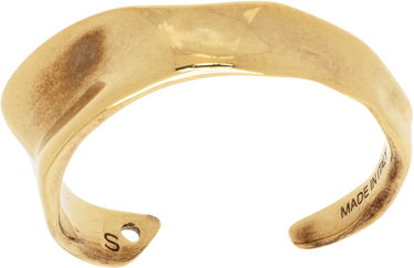 Náramok Dries Van Noten Dries Van Noten Textured Cuff Bracelet Metalická | 251-028219-061, 0