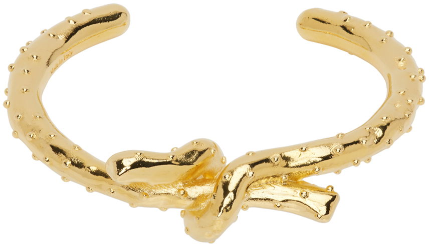 Šperky Acne Studios Gold Axelia Bracelet Biela | C50272-, 0