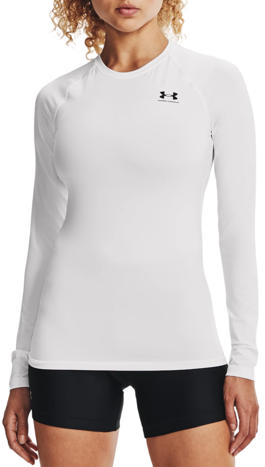 Tričko Under Armour HeatGear Compression Long Sleeve Biela | 1365459-100, 0