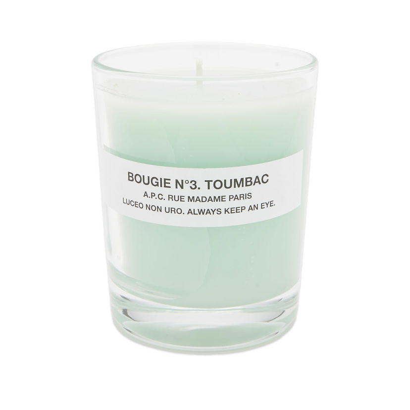 Sviečka A.P.C. Candle No.3 in Toumbac Zelené | YBZAA-M84001-VAC