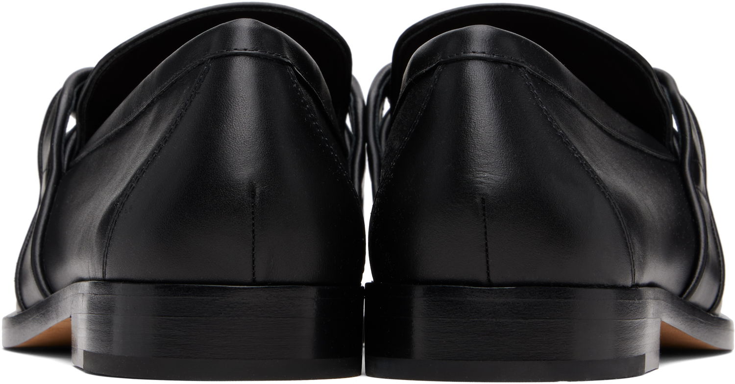 Tenisky a topánky Bottega Veneta Bottega Veneta Astaire Knotted Leather Loafers Čierna | 796445V5DZ01000, 1