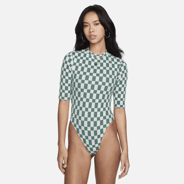 Body Nike WMNS Collection Jacquard Bodysuit Zelené | FN2234-361, 2