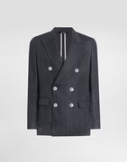 Dolce & Gabbana Sicilia Light Double-breasted Linen Canvas Jacket